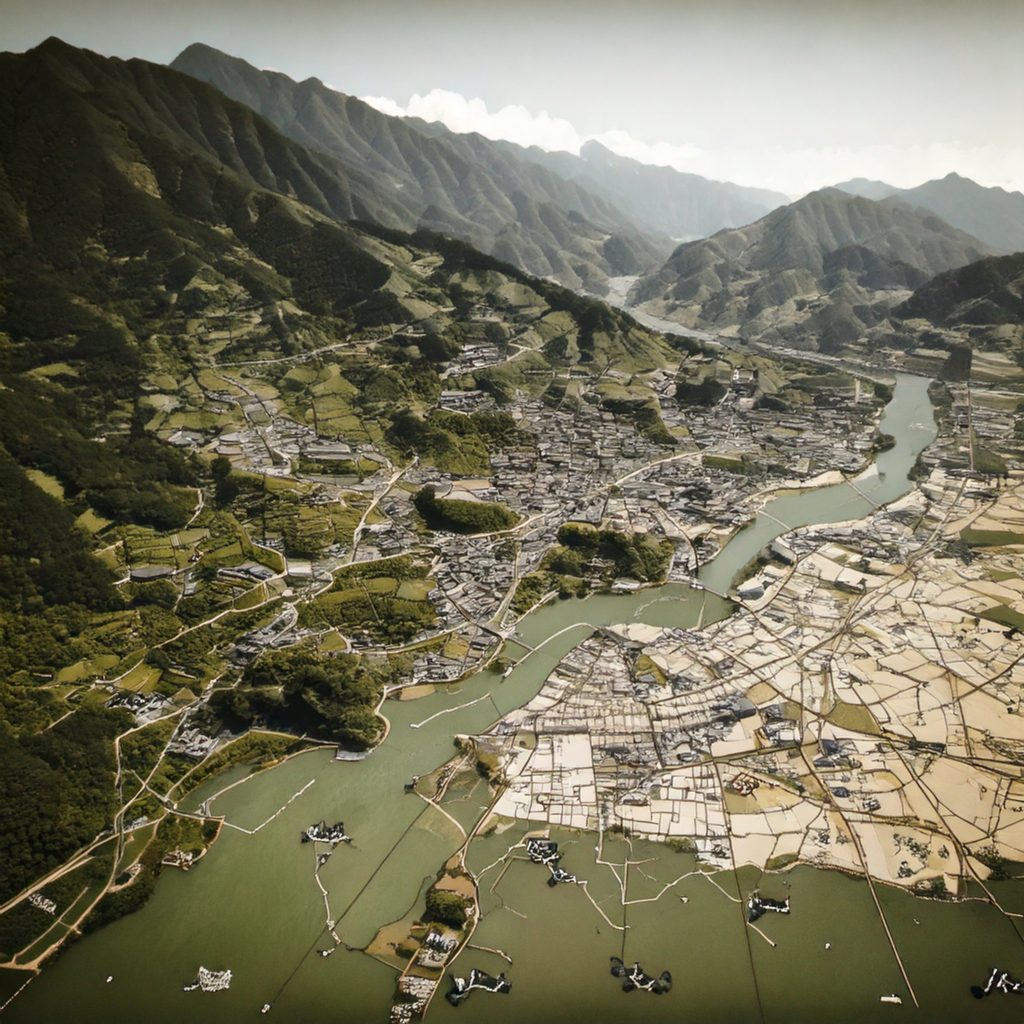 Map Sightseeing Kyusyu Japan