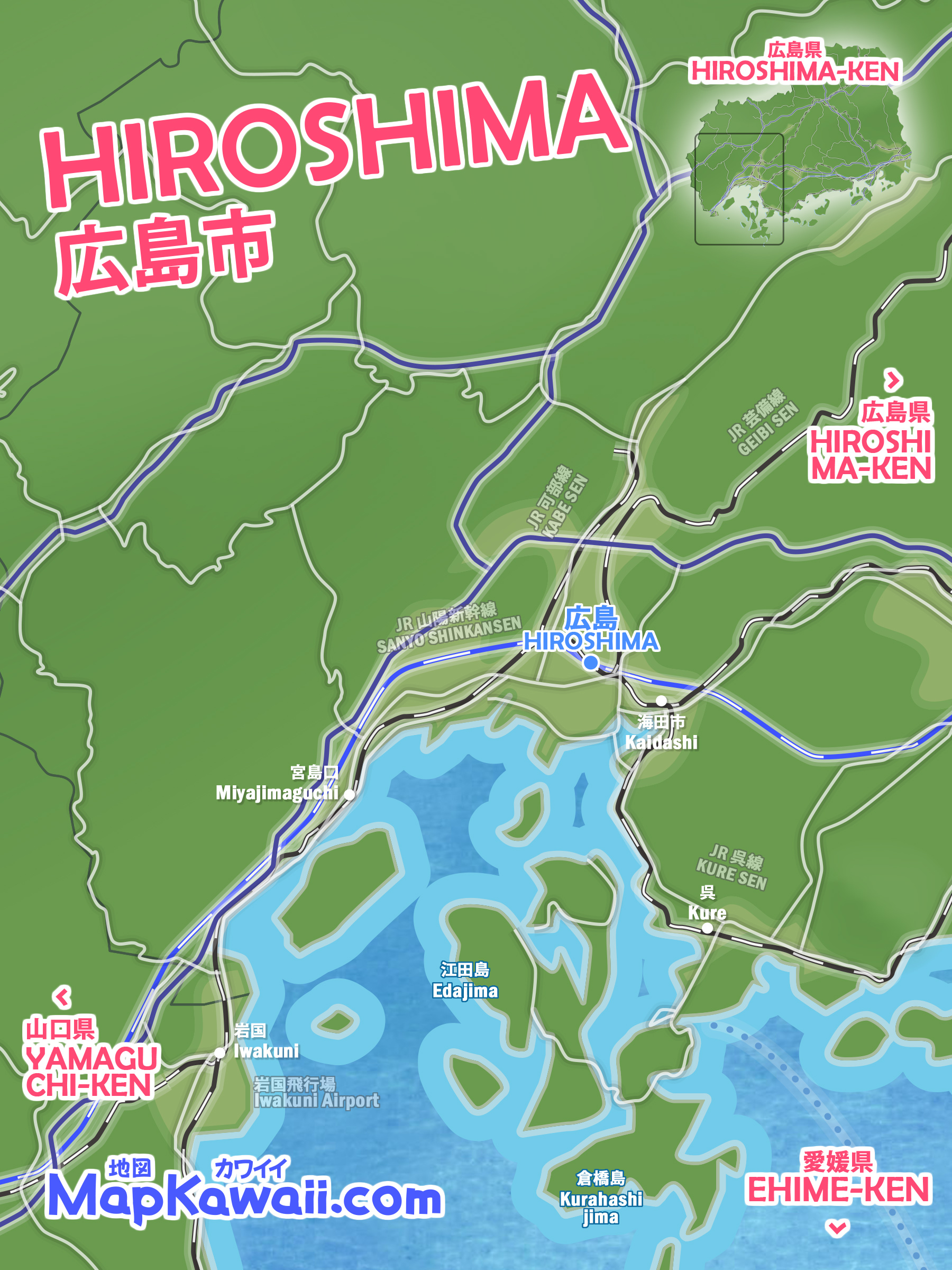 わかりやすい観光マップ、モデルコース