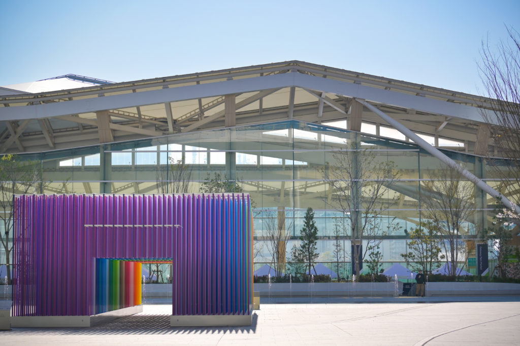 レインボーゲート Rainbow gate 高輪ゲートウェイ 写真 無料 フリーダウンロード 東京 Takanawa Gateway Photo Free Download