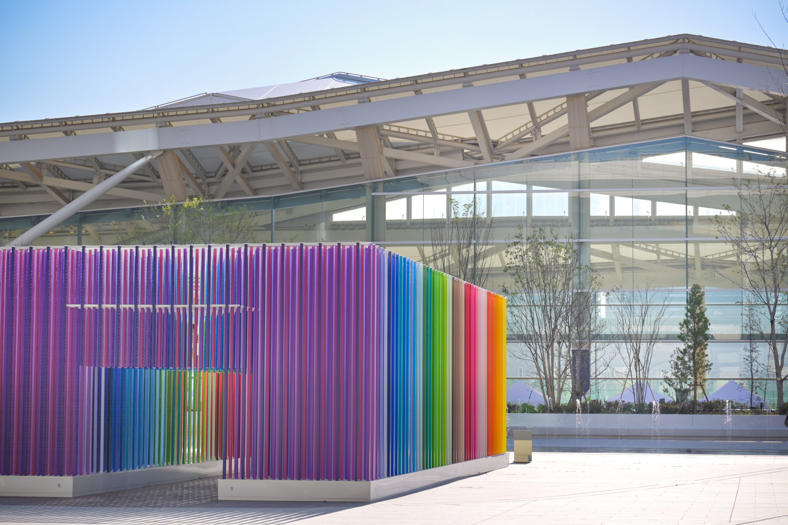 レインボーゲート Rainbow gate 高輪ゲートウェイ 写真 無料 フリーダウンロード 東京 Takanawa Gateway Photo Free Download