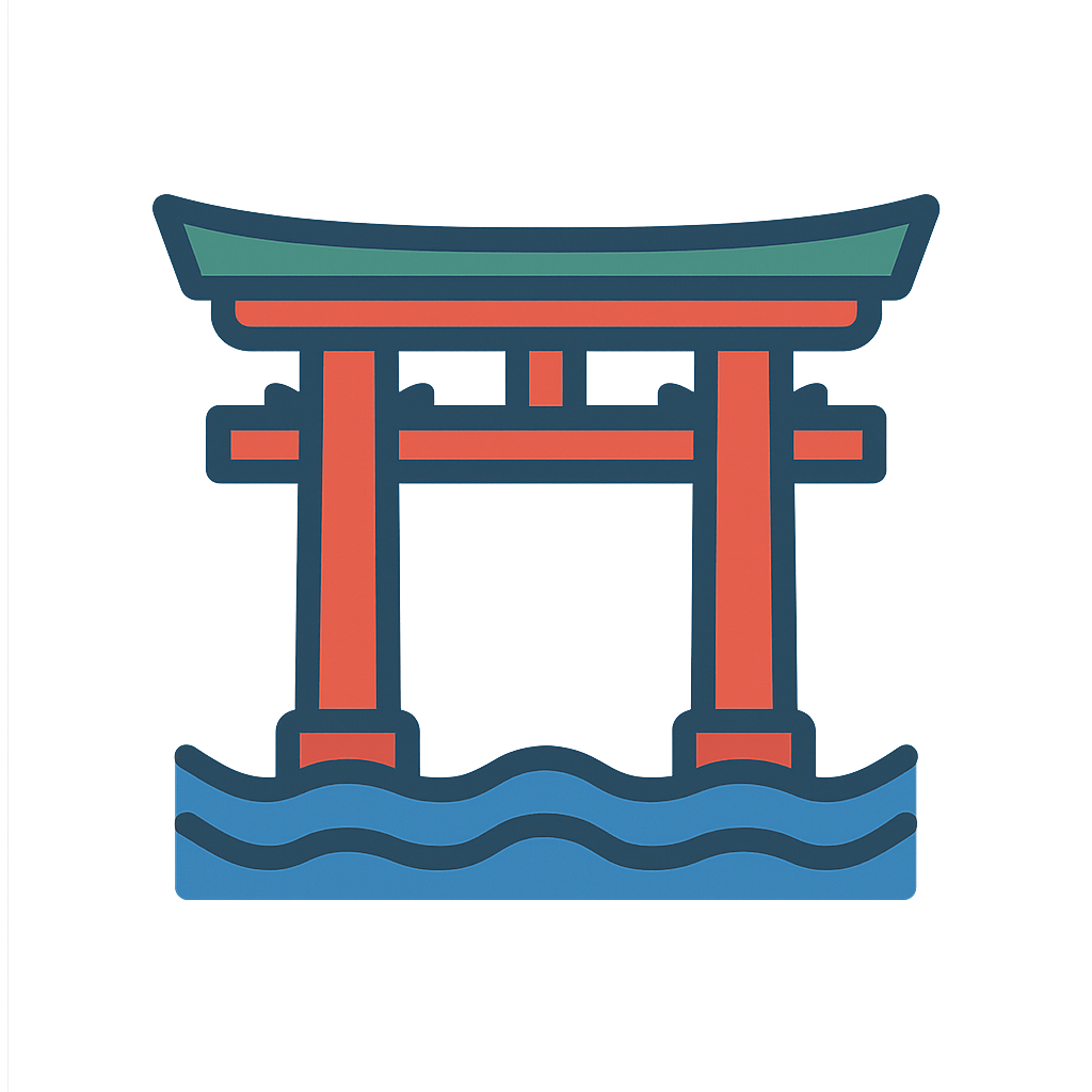 大魚神社の海中鳥居 Oouo Shrine’s Torii in the Sea 佐賀県