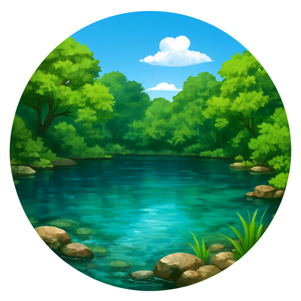 丸池湧水 Maruike Wakimizu　鹿児島県