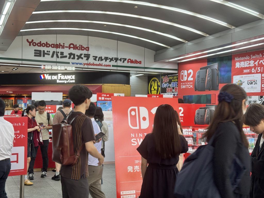 Switch2 体験会！秋葉原駅
