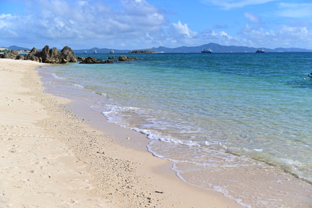 沖縄北部 塩川ビーチ 海水浴場