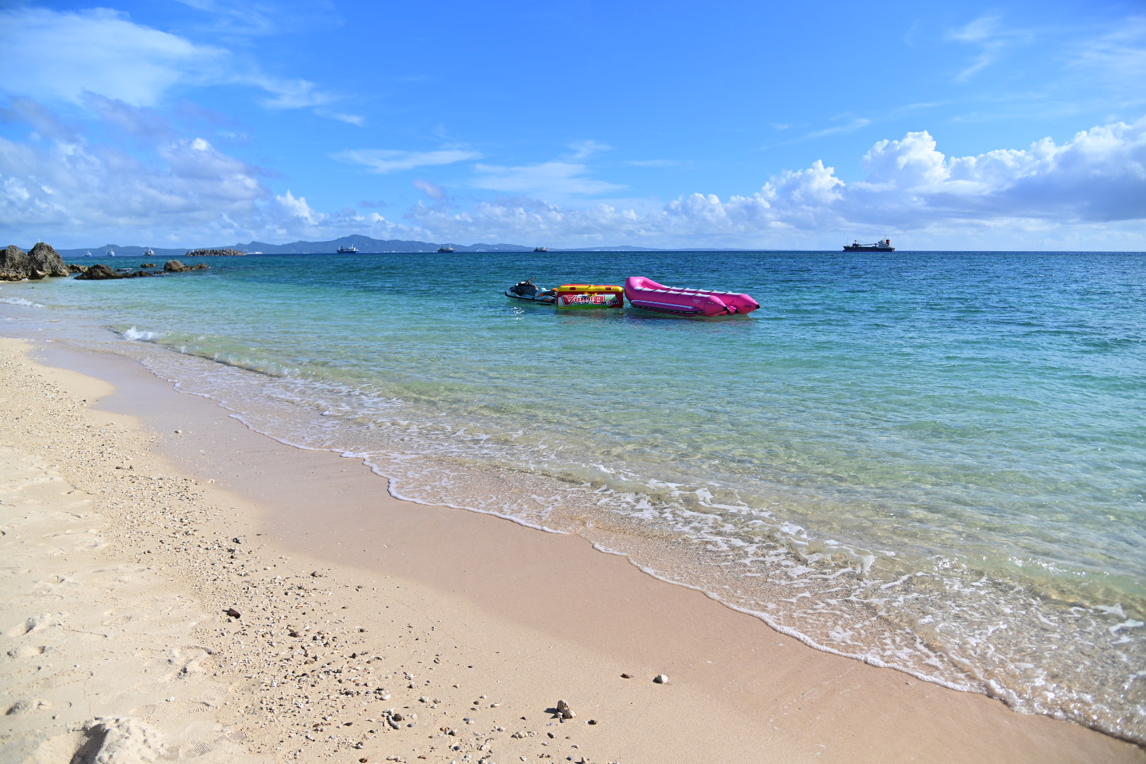沖縄北部 塩川ビーチ 海水浴場