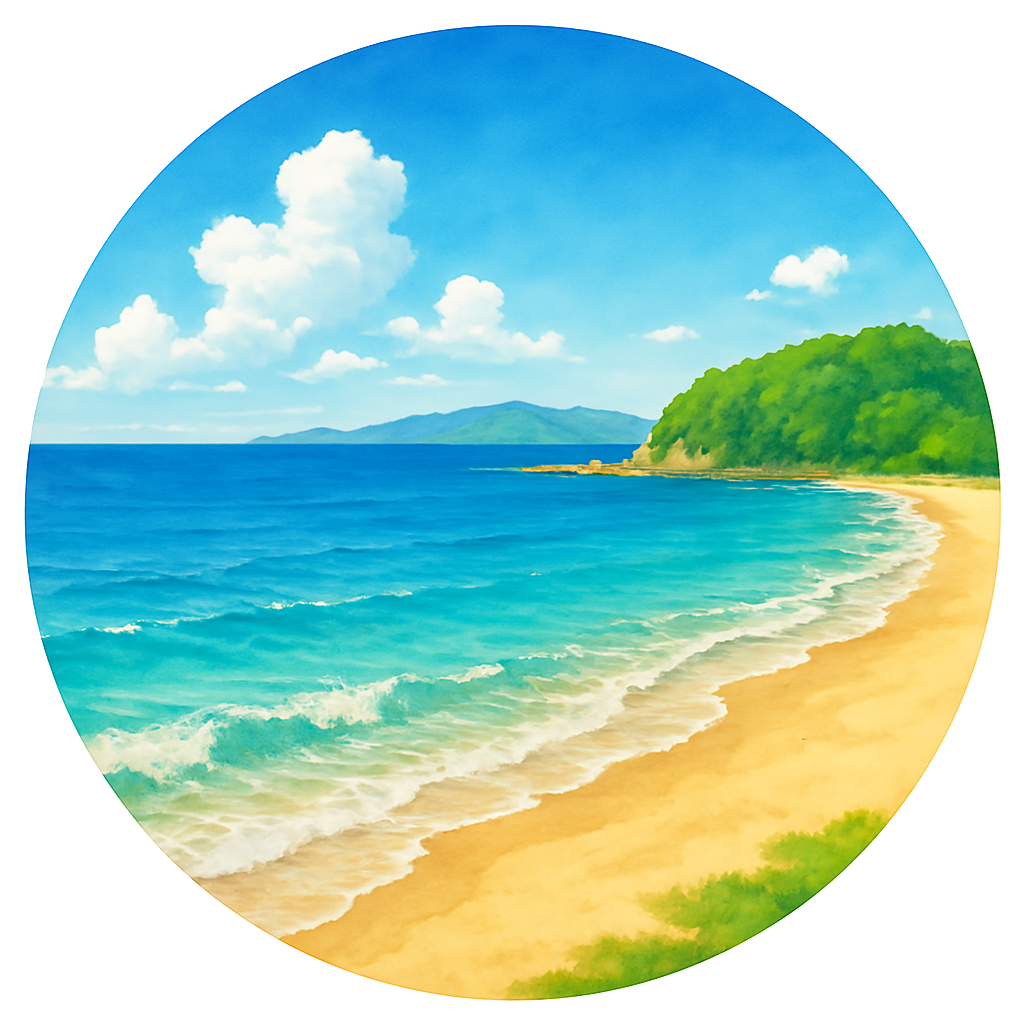 城山海水浴場 Shiroyama Beach 福井県