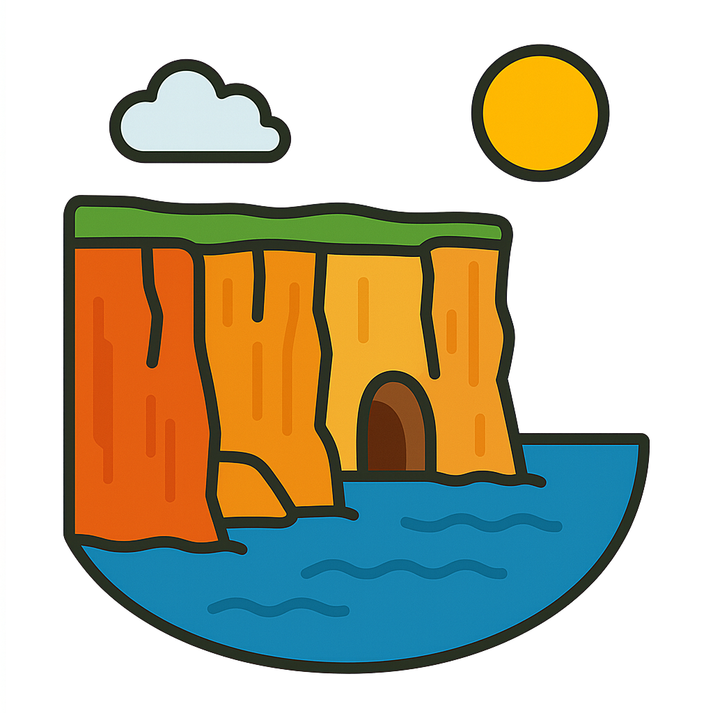 三段壁 three-stage wall 和歌山県