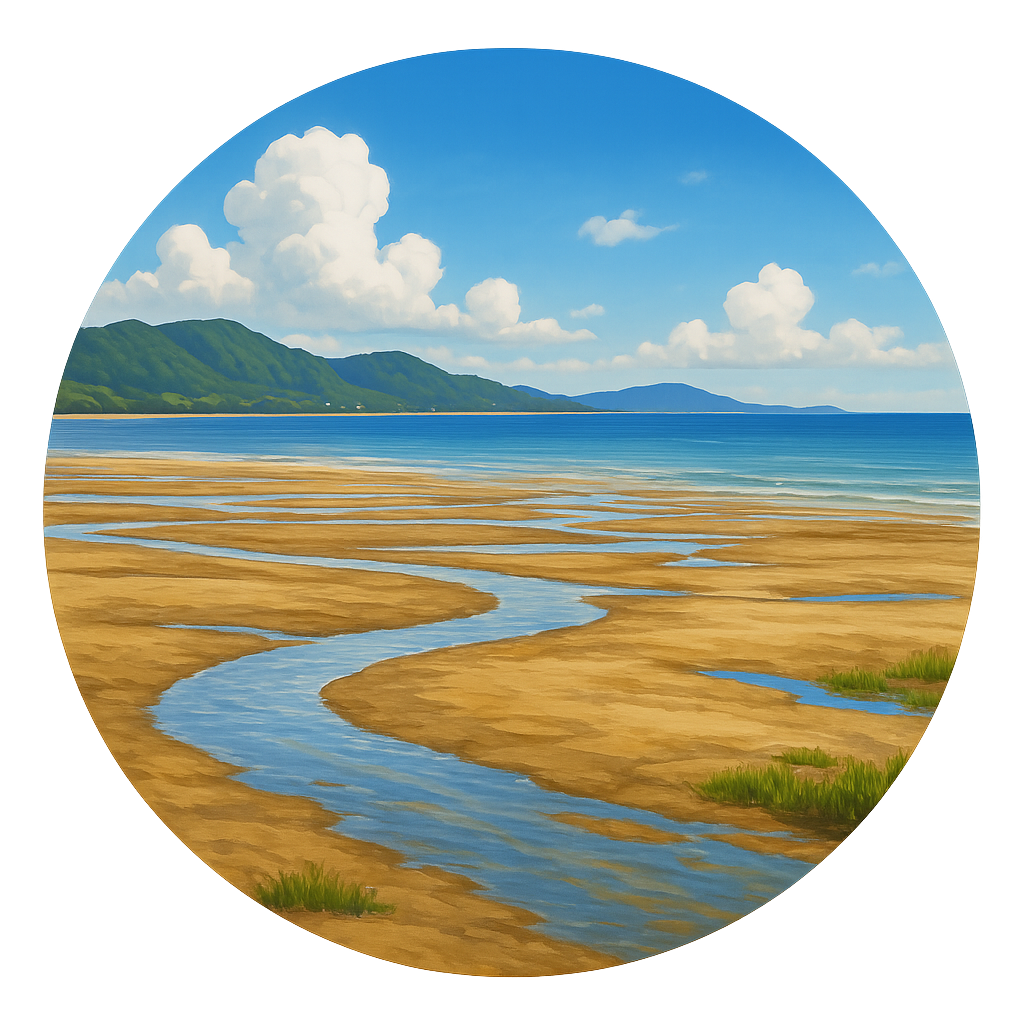 有明海岸 Ariage beach　香川県