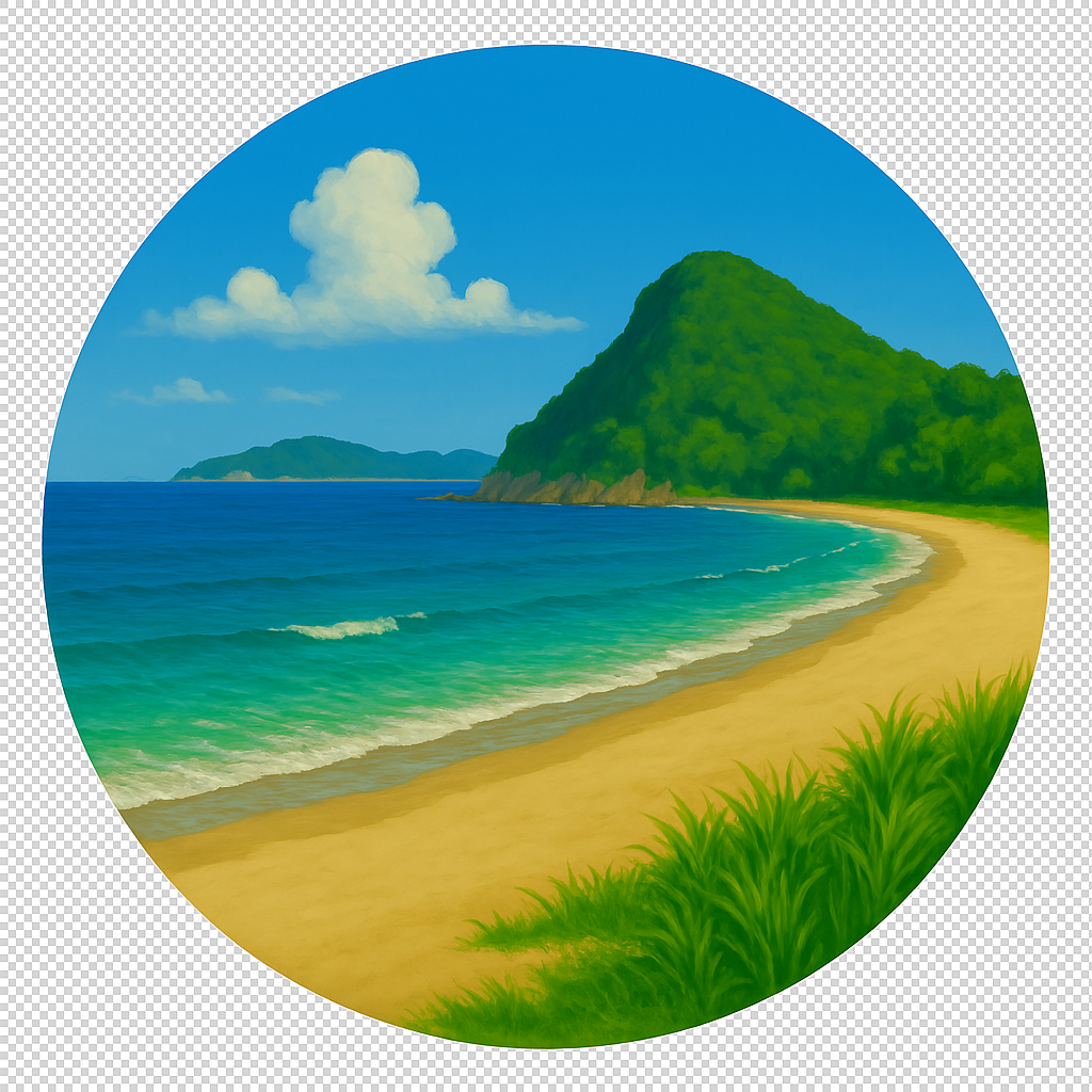 脇岬海水浴場 Wakisaki Beach　長崎県