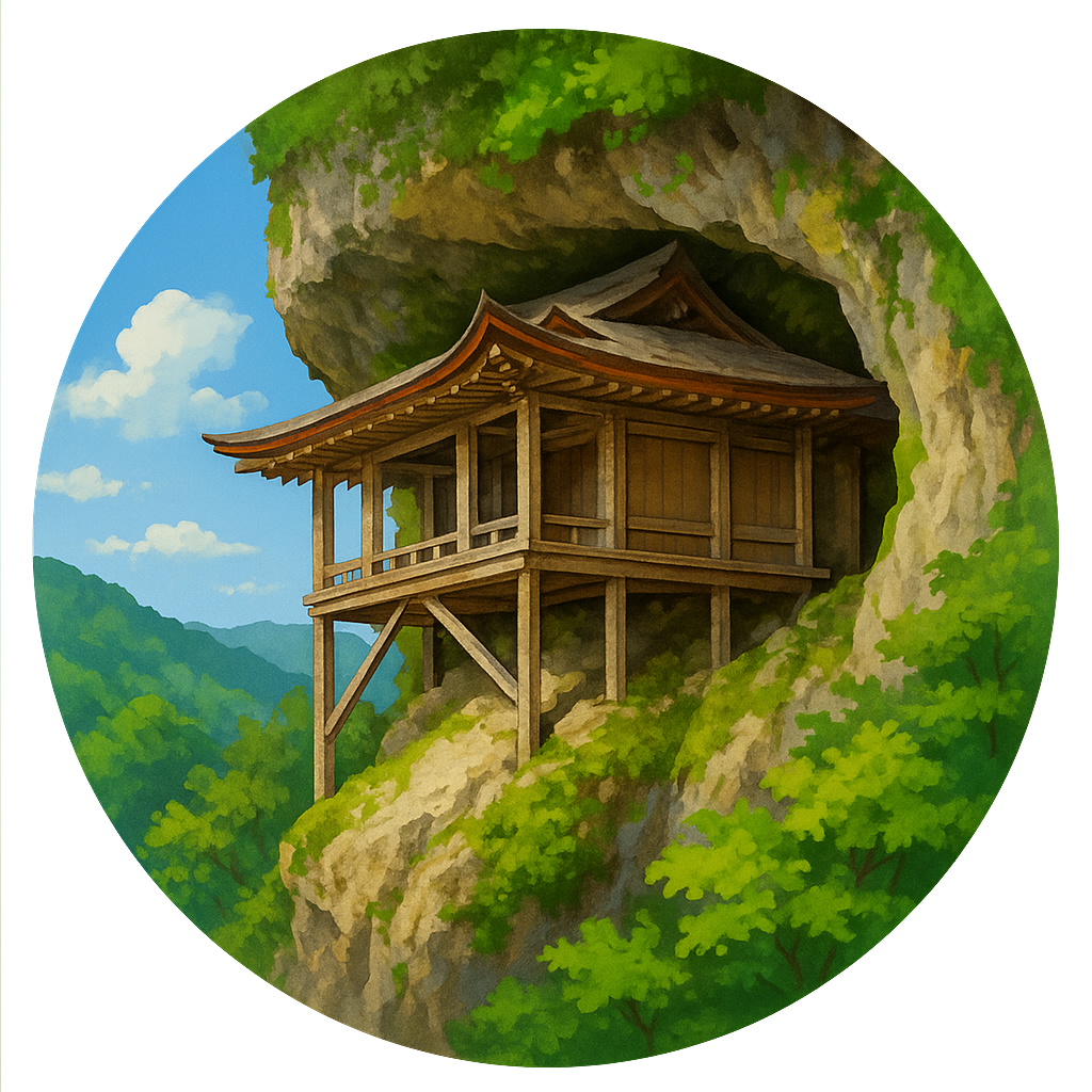 三徳山三沸寺投入堂 Sanfutsuji Temple on Mount Mitoku　鳥取県