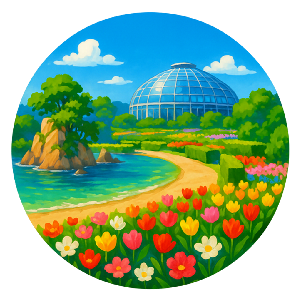 とっとり花回廊 Tottori Flower Corridor　鳥取県