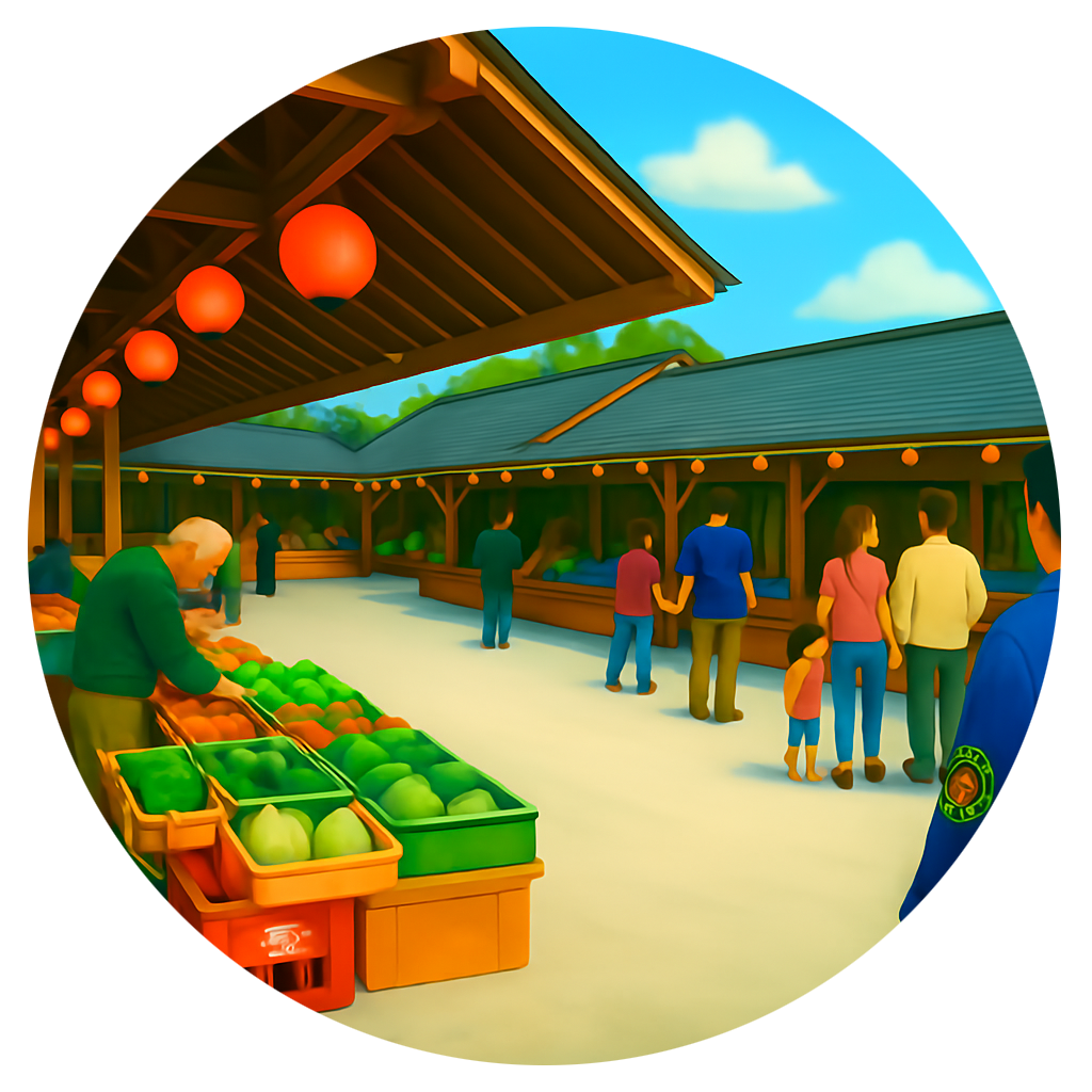 老神朝市 Old God morning market　群馬県