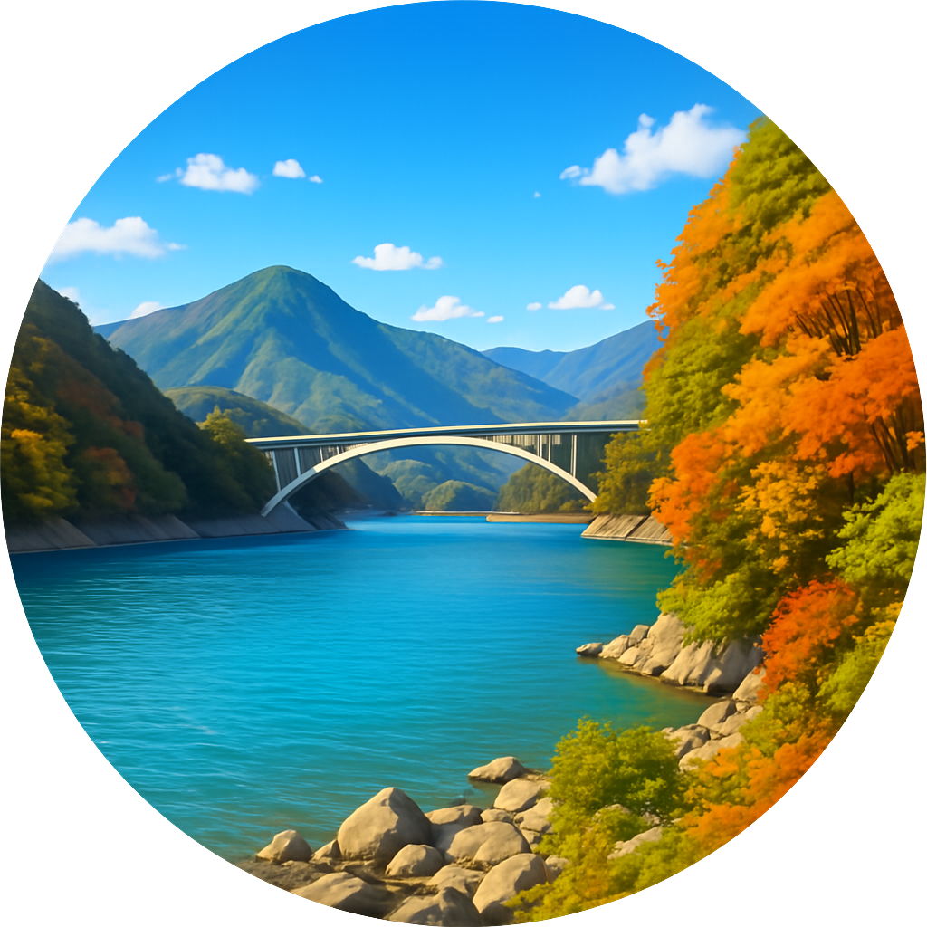 吾妻渓谷 八ッ場あがつま湖 Agatsuma Valley Lake Agatsuma　群馬県