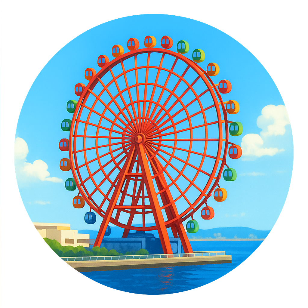 天保山大観覧車 Tempozan Ferris Wheel　大阪府