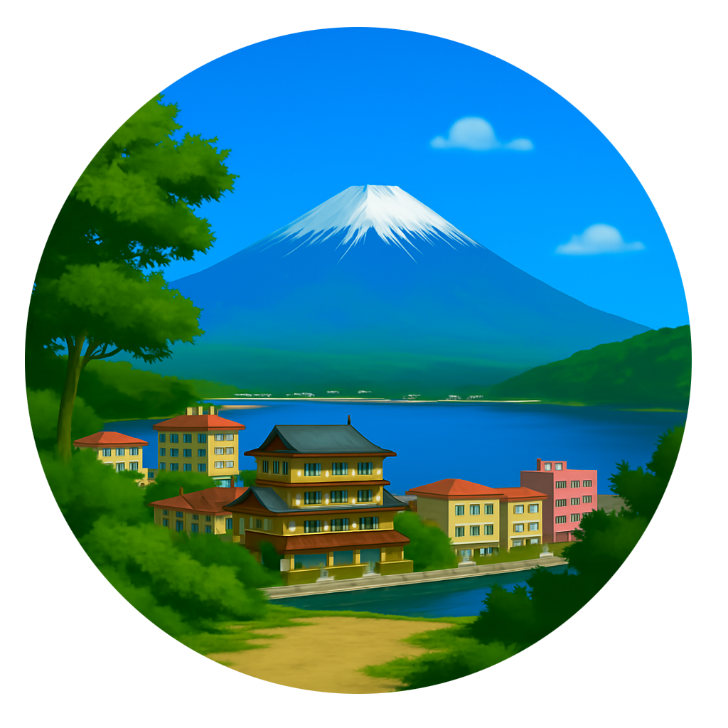 山中湖 Lake Yamanaka　山梨県