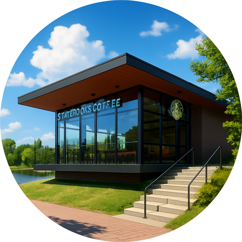 富岩運河環水公園（スターバックス） Fugan Canal Kansui Park (Starbucks)富山県