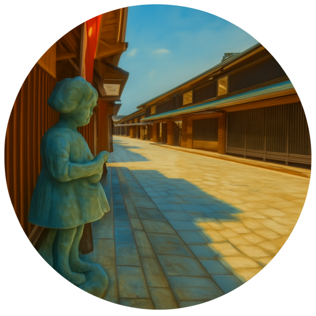 金屋町（千本格子の町並み） Kanayamachi (Senbon lattice streetscape)　富山県