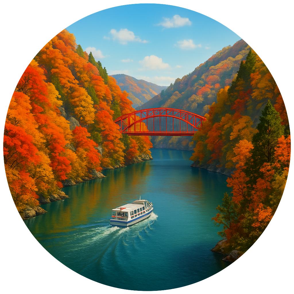 庄川峡 Shogawa Gorge　富山県