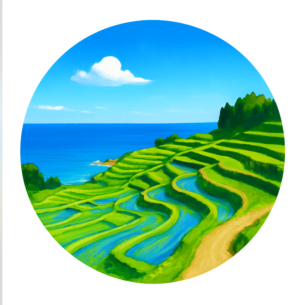 歌見棚田 Utami Rice Terraces　新潟県