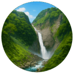 称名滝 ハンノキ滝 Shomyo Falls Alder Falls