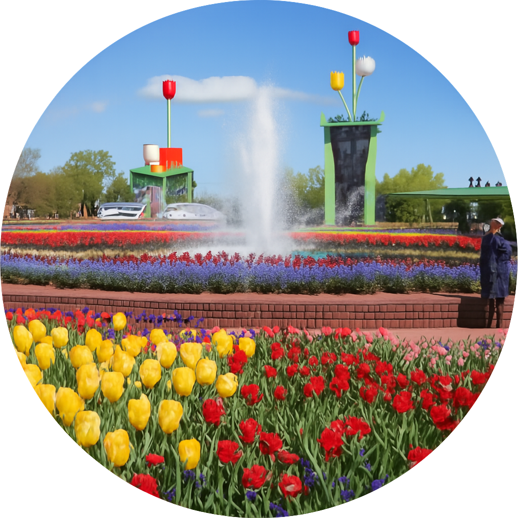 砺波チューリップ Tonami Tulips　富山県