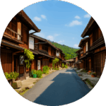 旧中山道 妻籠宿 Old Nakasendo Tsumago-juku