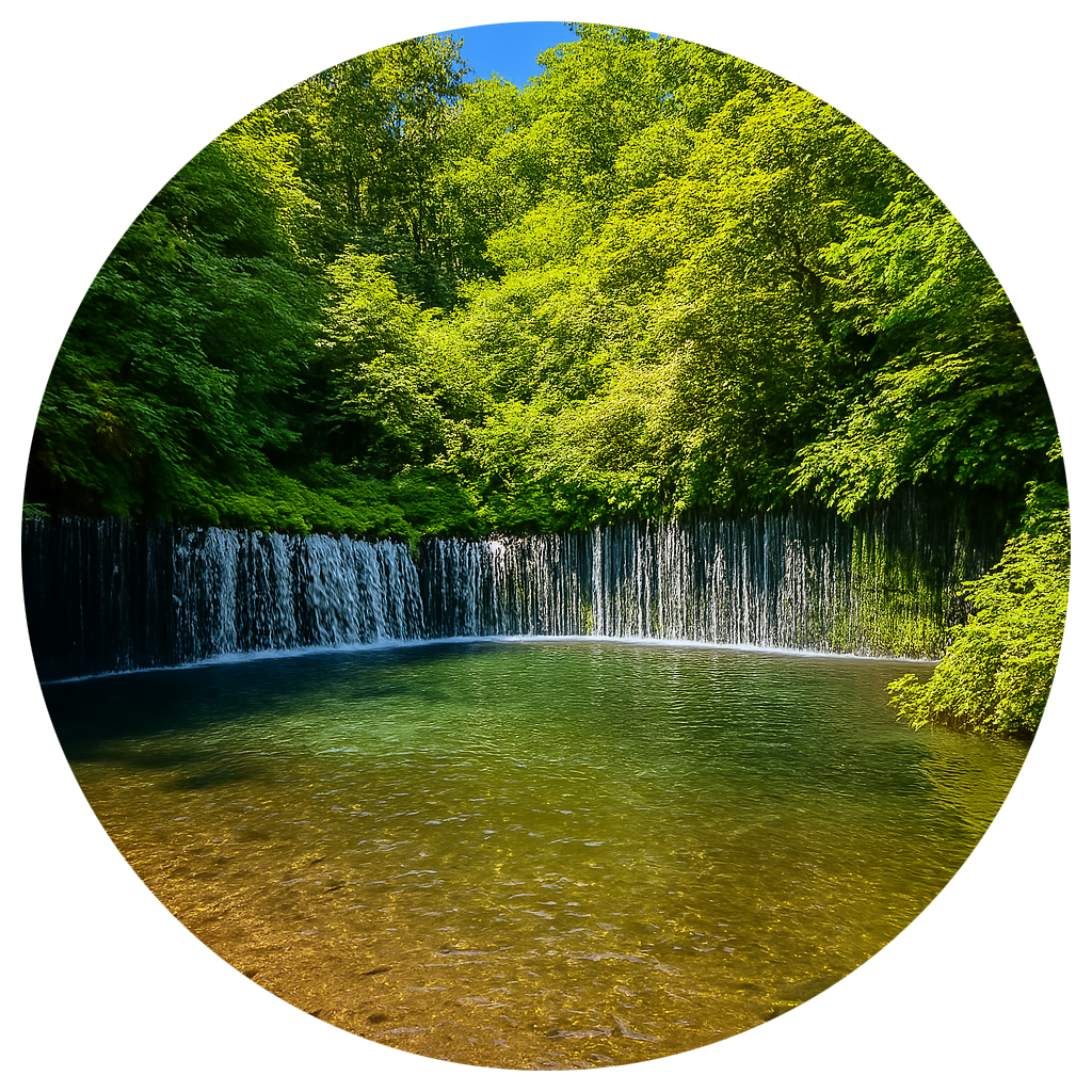 白糸の滝 長野県 Shiraito Falls, Nagano Prefecture