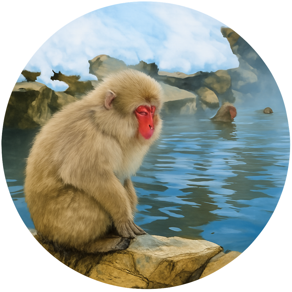 地獄谷野猿 Jigokudani Wild Monkeys　長野県