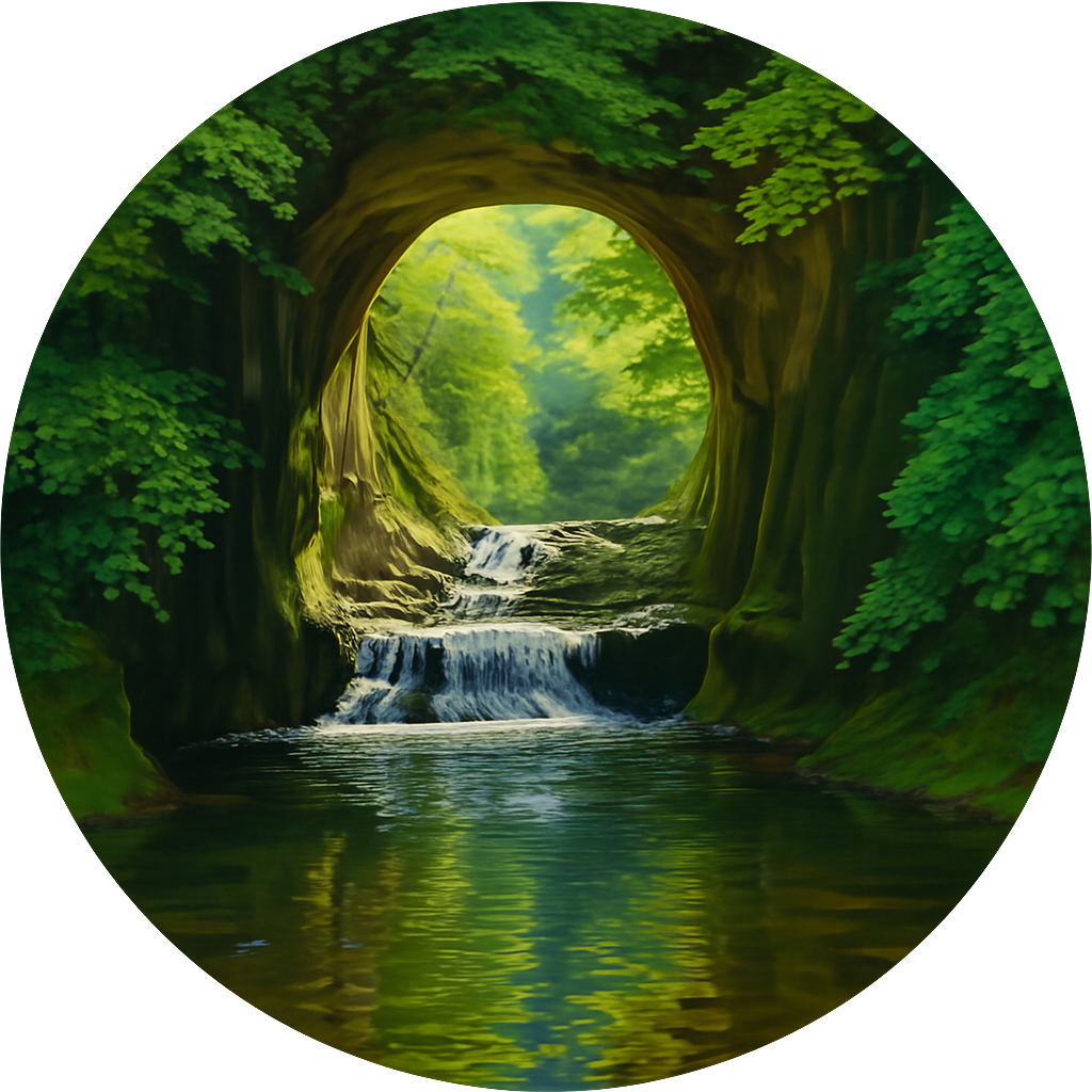 濃溝の滝・亀岩の洞窟 Nomizo Falls and Kameiwa Cave　千葉県