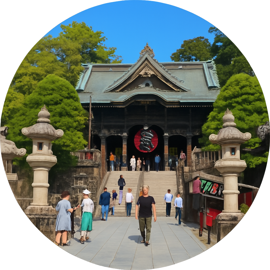 成田山新勝寺と表参道 Naritasan Shinshoji Temple and Omotesando　千葉県