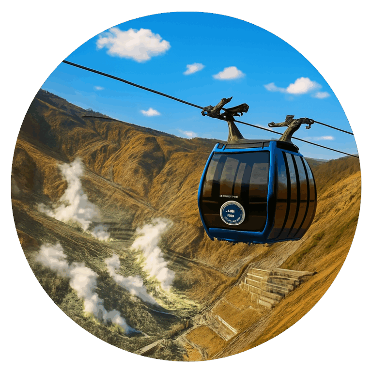 箱根ロープウェイ Hakone Ropeway – わかりやすい観光マップ Japan Sightseeing Map Kawaii Official