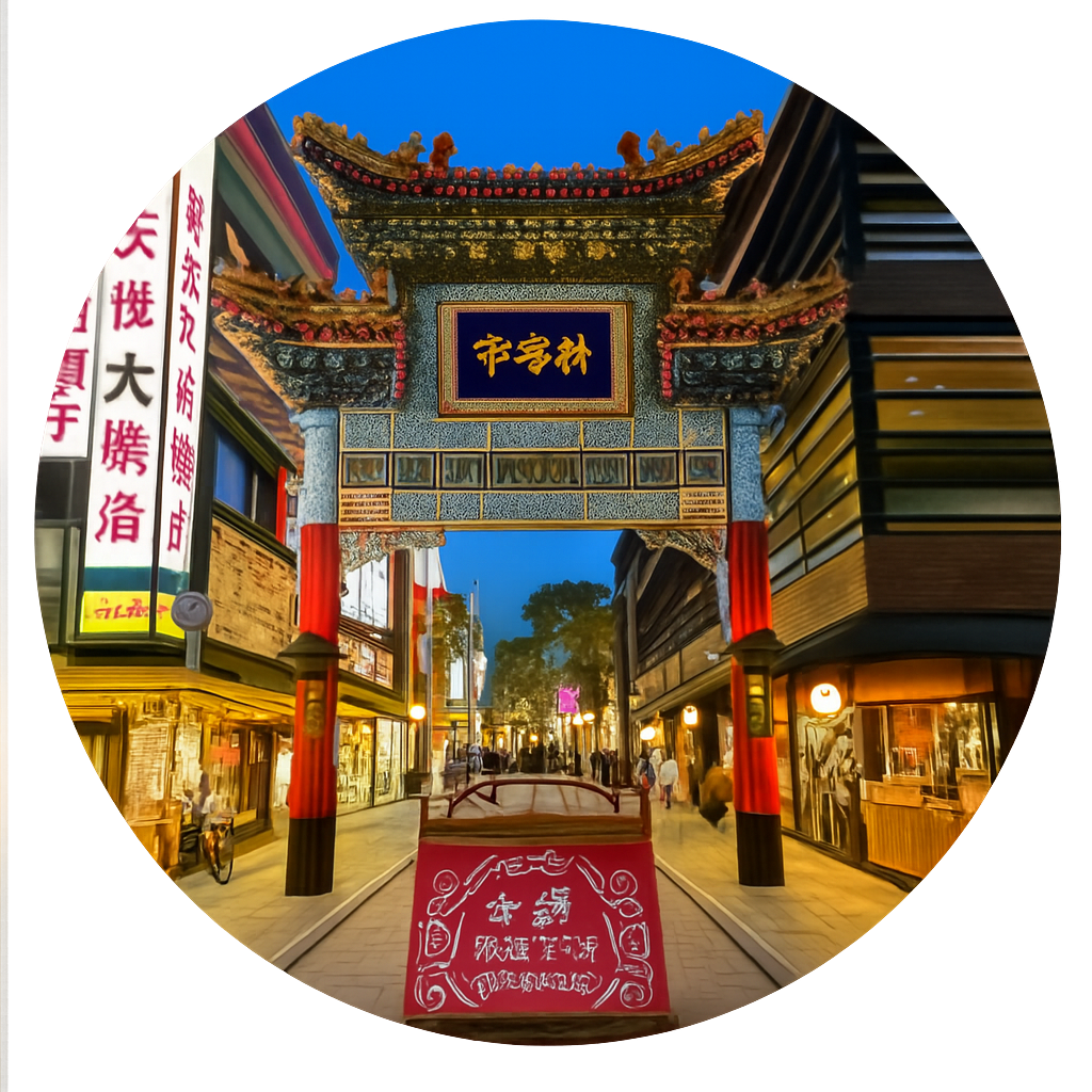 横浜中華街 Yokohama Chinatown　神奈川県