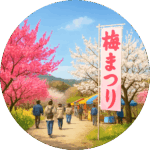 越生梅林梅まつり Ogose Plum Grove Plum Festival