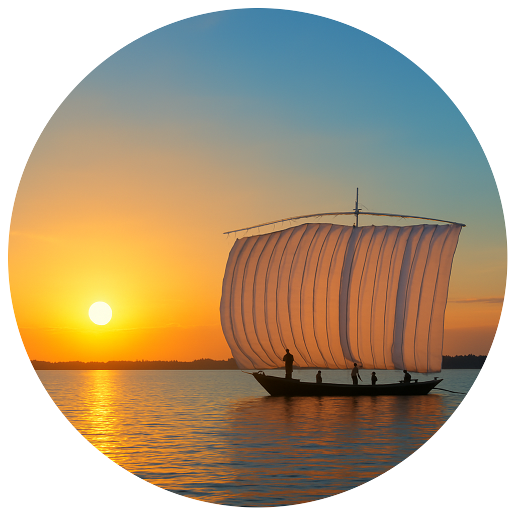 帆引き船発祥の地（かすみがうら市） The birthplace of sailing ships (Kasumigaura City)茨城県