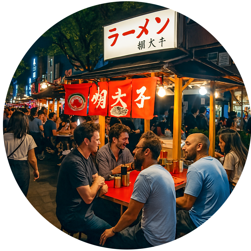 中洲屋台街 Nakasu Yatai Street 福岡県