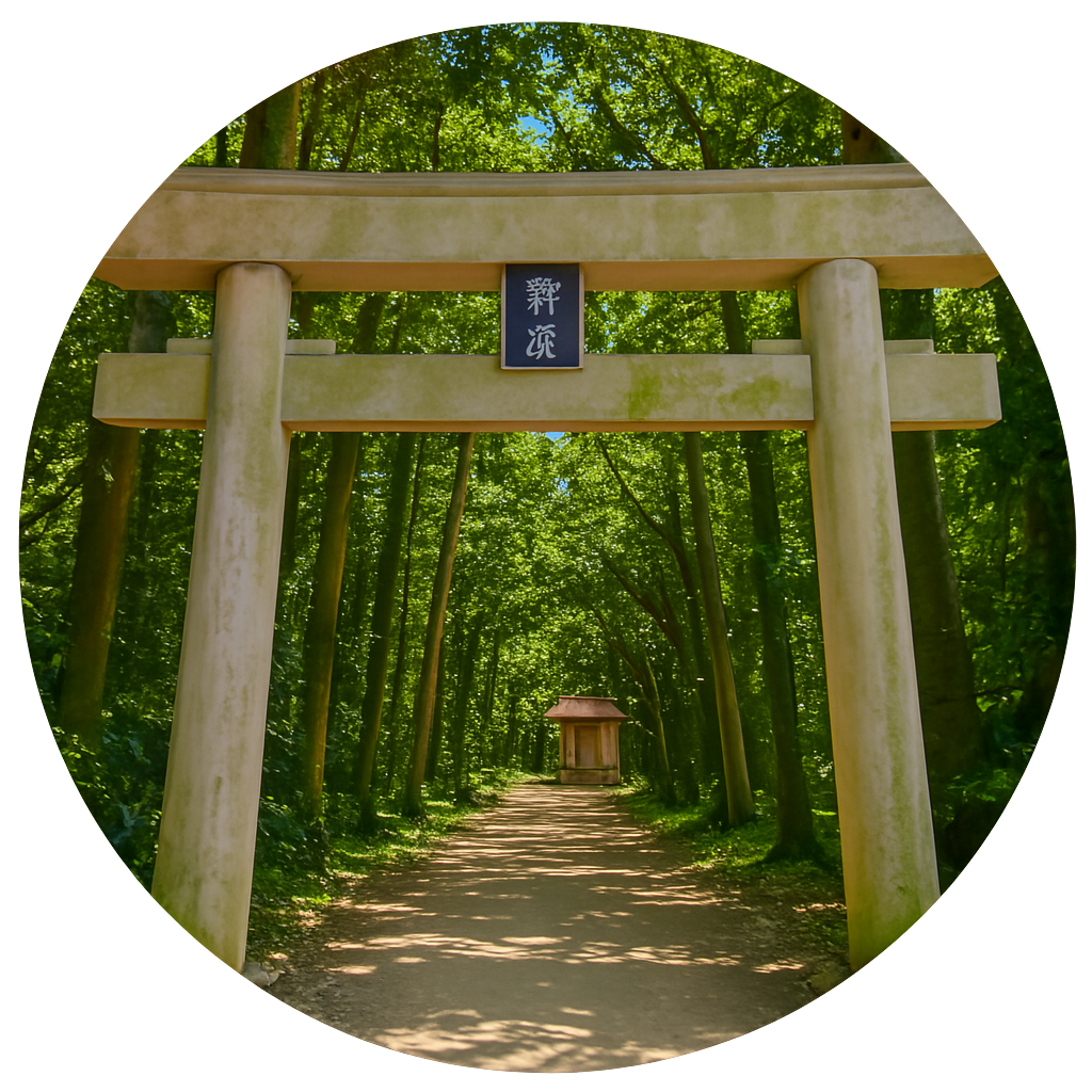 塩川御嶽とフクギ並木 Shiokawa Utaki Fukugi Tree Line 多良間島