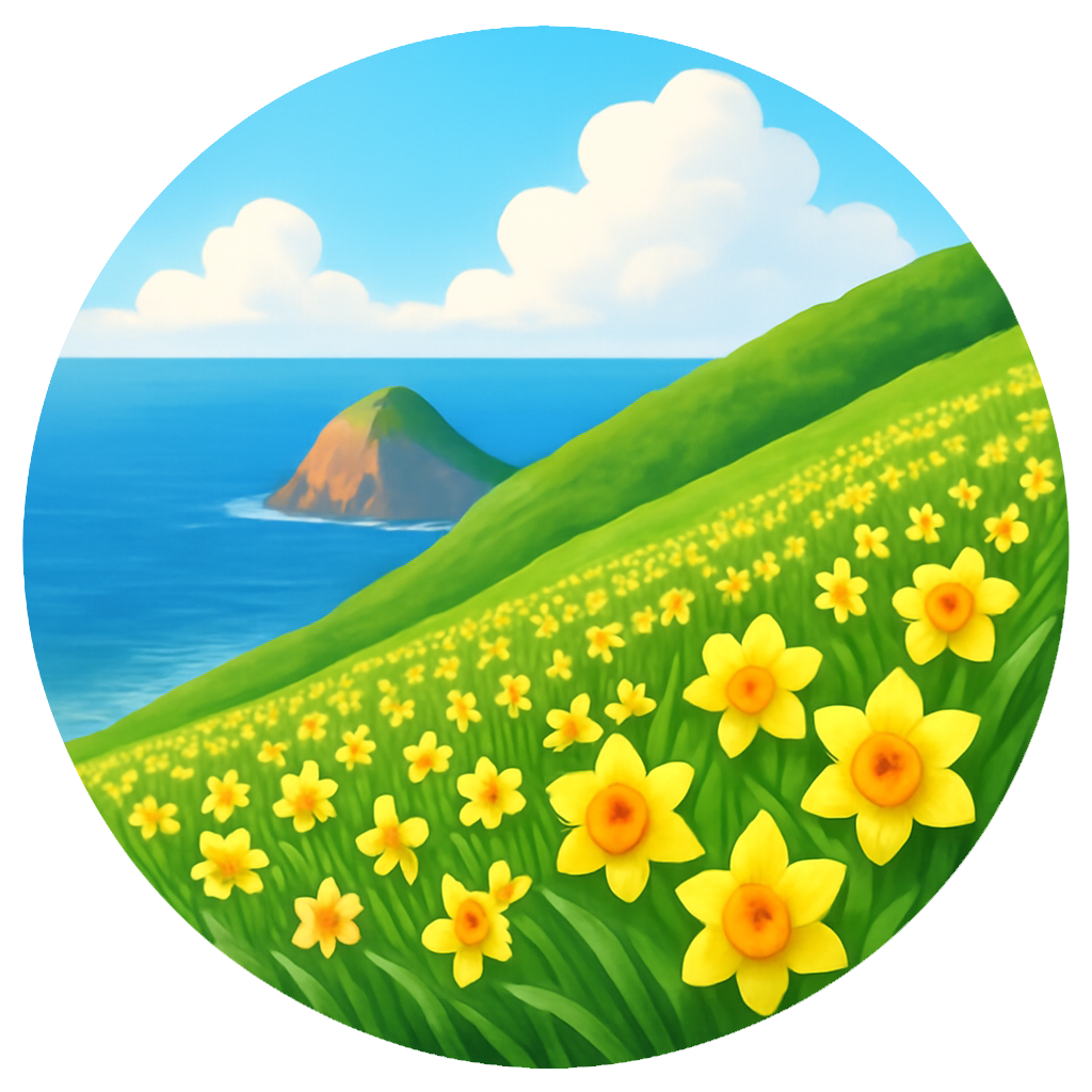 灘黒岩水仙郷 Nadakuroiwa Narcissus Village 兵庫県