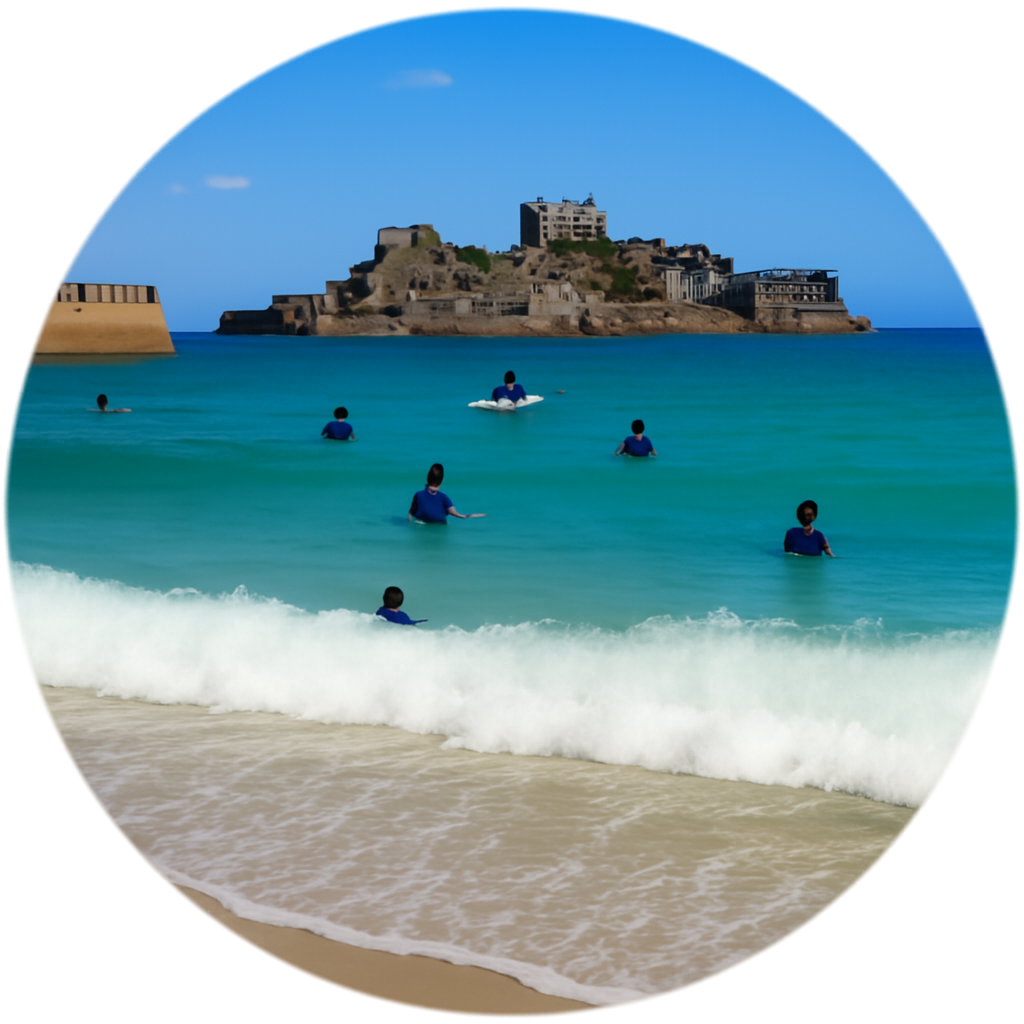 高浜海水浴場 長崎市 Takahama Beach 長崎県