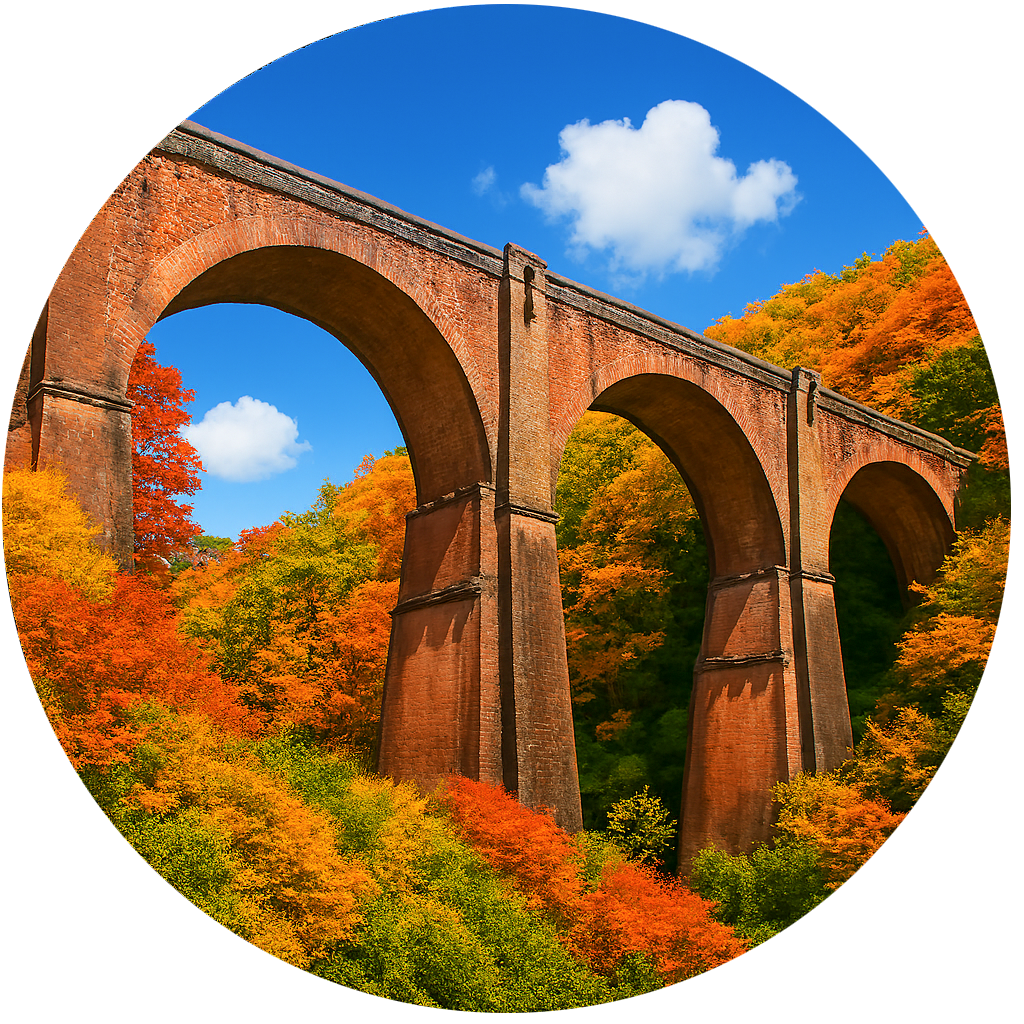 めがね橋 群馬県 Megane Bridge Gunma