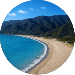 興津海水浴場（高知県）Okitsu beach Kouchi
