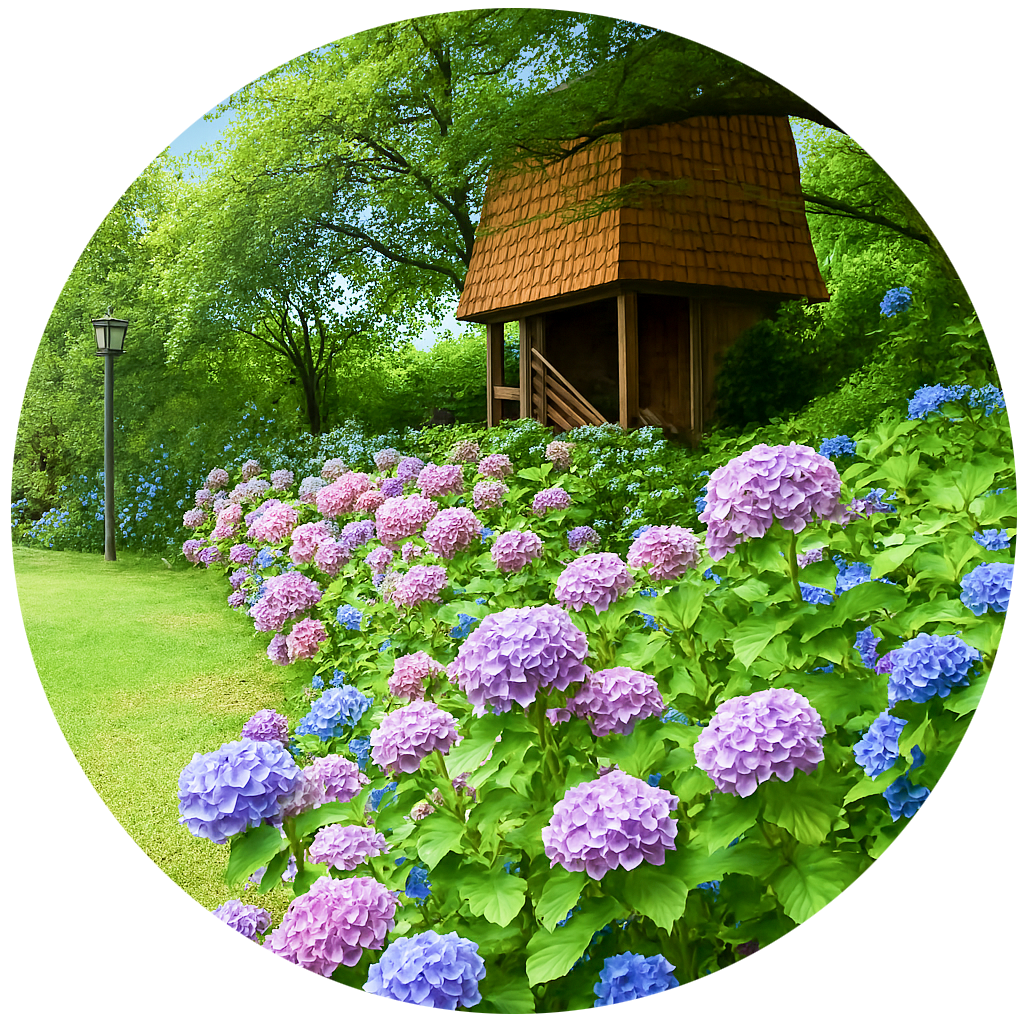 紫陽花まつり黒羽城址公園 Hydrangea Festival 栃木県