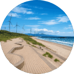 宮沢海水浴場（若美町） Miyazawa Beach (Wakami Town)