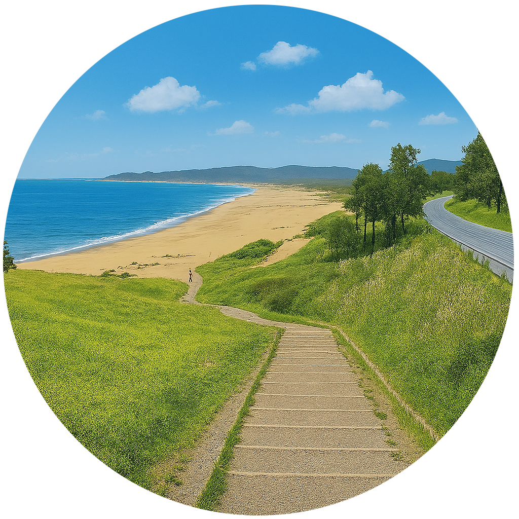 大須賀海岸（八戸市） Osuka Beach (Hachinohe) 青森県