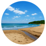 大島海水浴場（志賀町） Oshima Beach (Shika Town)