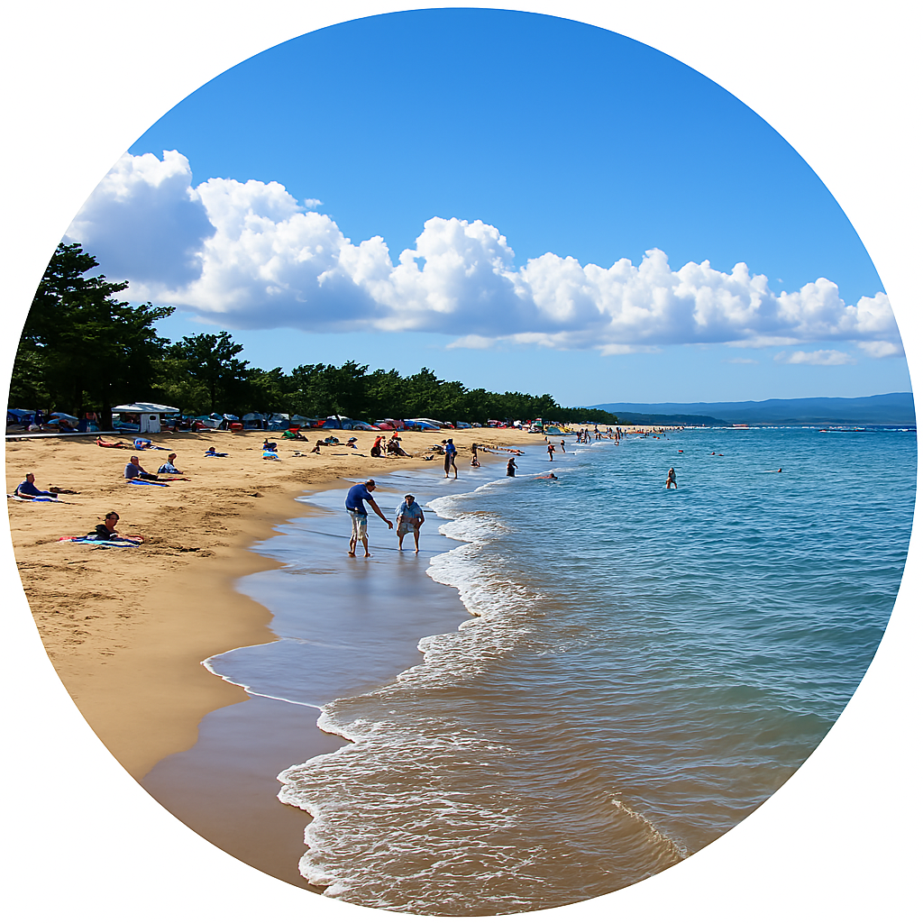 島尾海水浴場（氷見市） Shimao Beach (Himi City) 富山県