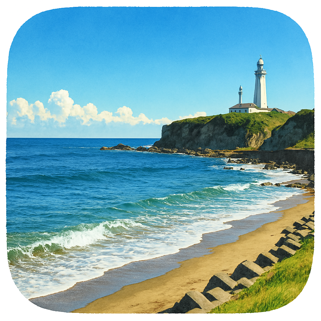 犬吠埼君ヶ浜海岸 銚子市 Inubosaki Kimigahama Beach, Choshi City 千葉県