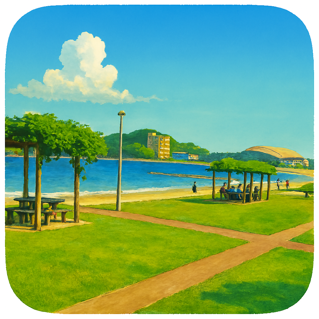 那智水浴場（勝浦町） Nachi Beach (Katsuura Town) 和歌山県