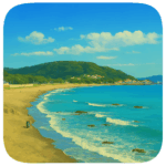 一色海水浴場（葉山町） Isshiki Beach (Hayama Town)