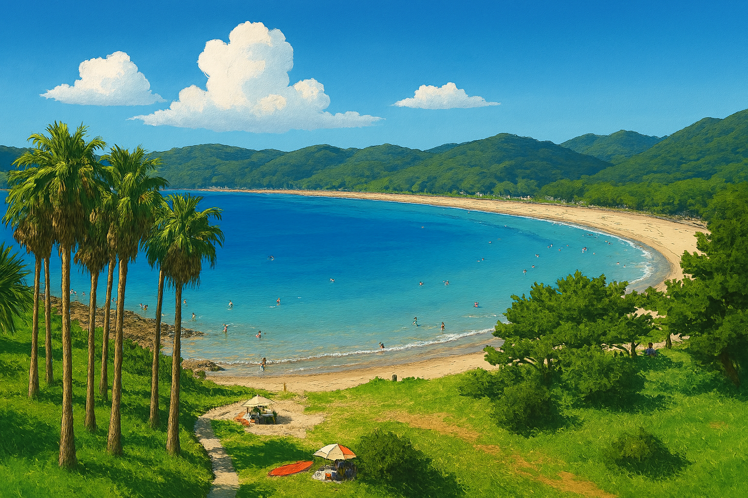 弓ヶ浜海岸（南伊豆町） Yumigahama Beach (Minamiizu Town)静岡県