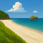 白兎海水浴場（鳥取市） Shirato beach